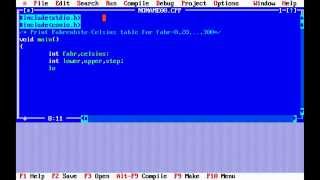 C programming Tut 1.2 (Variables and Arithmetic Expressions)