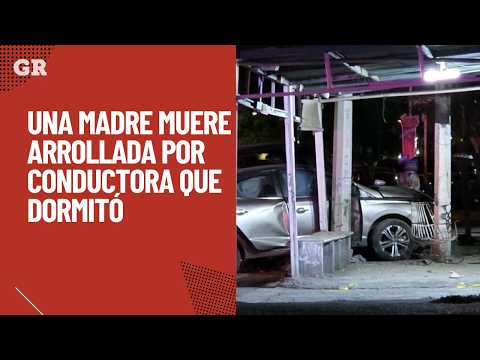 Mother dies after being struck by driver who fell asleep
