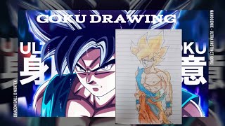 Goku Ssj 1 Drawing Colouring Pls Subscribe