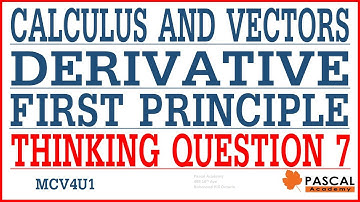 Calculus and Vectors Limits Thinking questions 7 MCV4U1 Ontario #limits #calculus #math #vectors