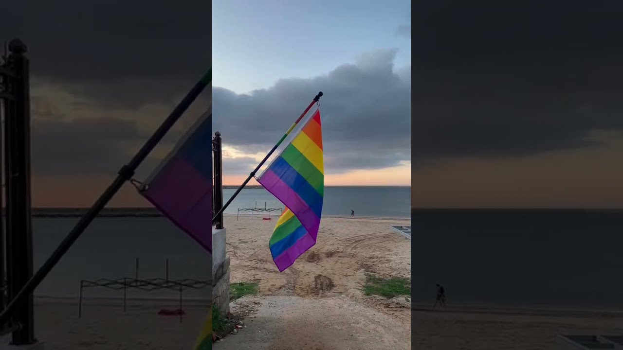 The First Gay Flag Pole | Rainbow Pride Flag Pole