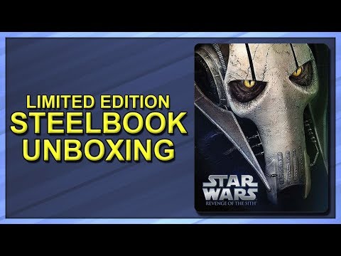 Star Wars: Episode III - Revenge Of The Sith Limited Edition Blu-ray SteelBook Unboxing