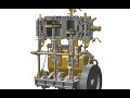 Compound condensing steam engine