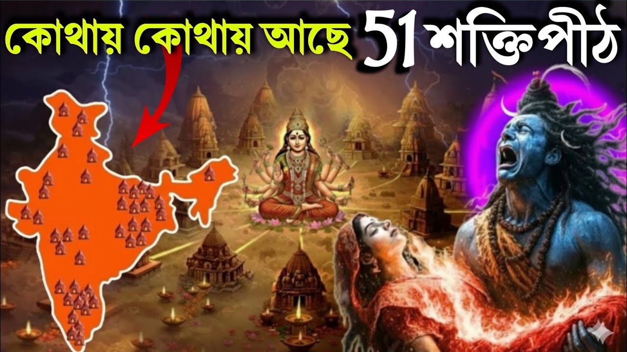 ৯৯% হিন্দু জানেন না এই সত্য! 51 Shakti Peeths of Mata Sati | Where & History | Sohoj Kotha O Shikha