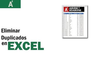 Quitar Duplicados en Excel
