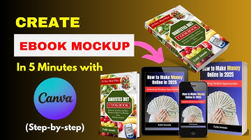How To Create Free Attractive Ebook Cover Mockups in Canva in 5 minutes 2025