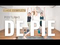 Yoga para principiantes  posturas de pie para ganar fuerza  60 min