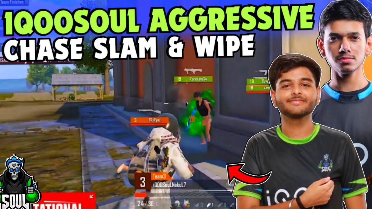 iQOOSouL Aggressive Slam & Wipe 😳 SouL Saumay & Nakul on Fire 🔥 Team ...