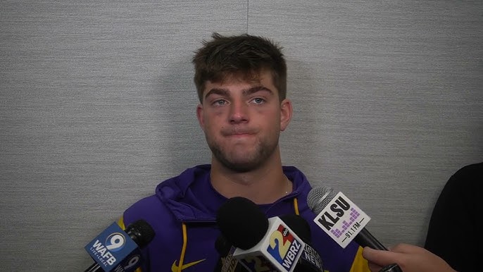 LSU QB Garrett Nussmeier, USC postgame interview