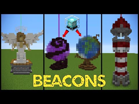 11-minecraft-beacon-designs!