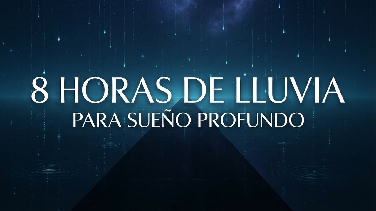 LLUVIA RELAJANTE para Dormir Profundamente Toda la Noche | Sonido de ...