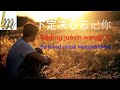 Xia Ding Jue Xin Wang Ji Ni,下定决心忘记你 "Bertekad Untuk Melupakanmu" (Lirik Dan Terjemahan)