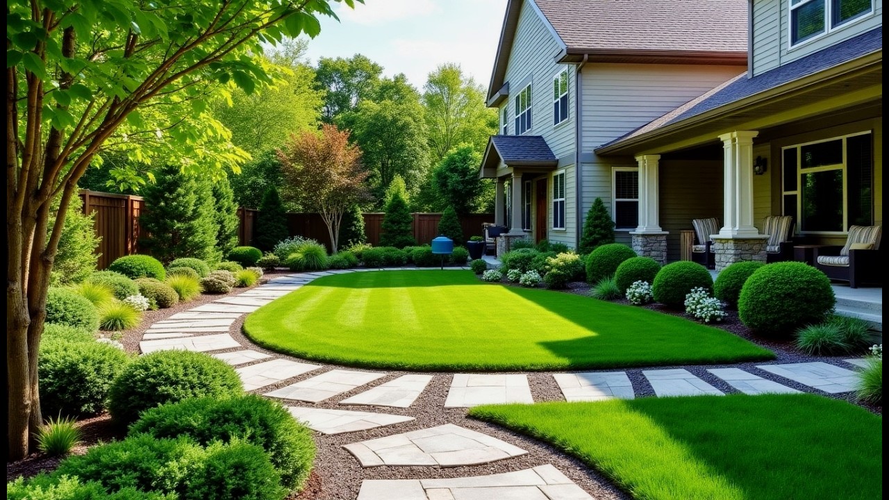 Дизайн сада переднего двора | 100 лучших идей для профессионального подхода