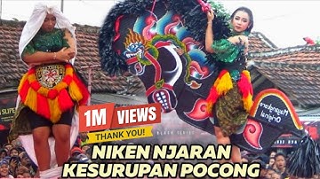 YANG PALING VIRALL..NIKEN KESURUPAN POCONG😱 JARANAN MAYANGKORO ORIGINAL Terbaru Live Perak Jombang
