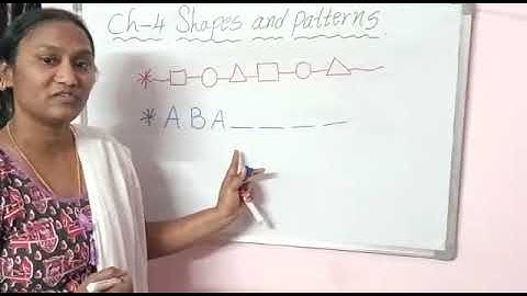 Ch 4 Shapes and Patterns Part 3