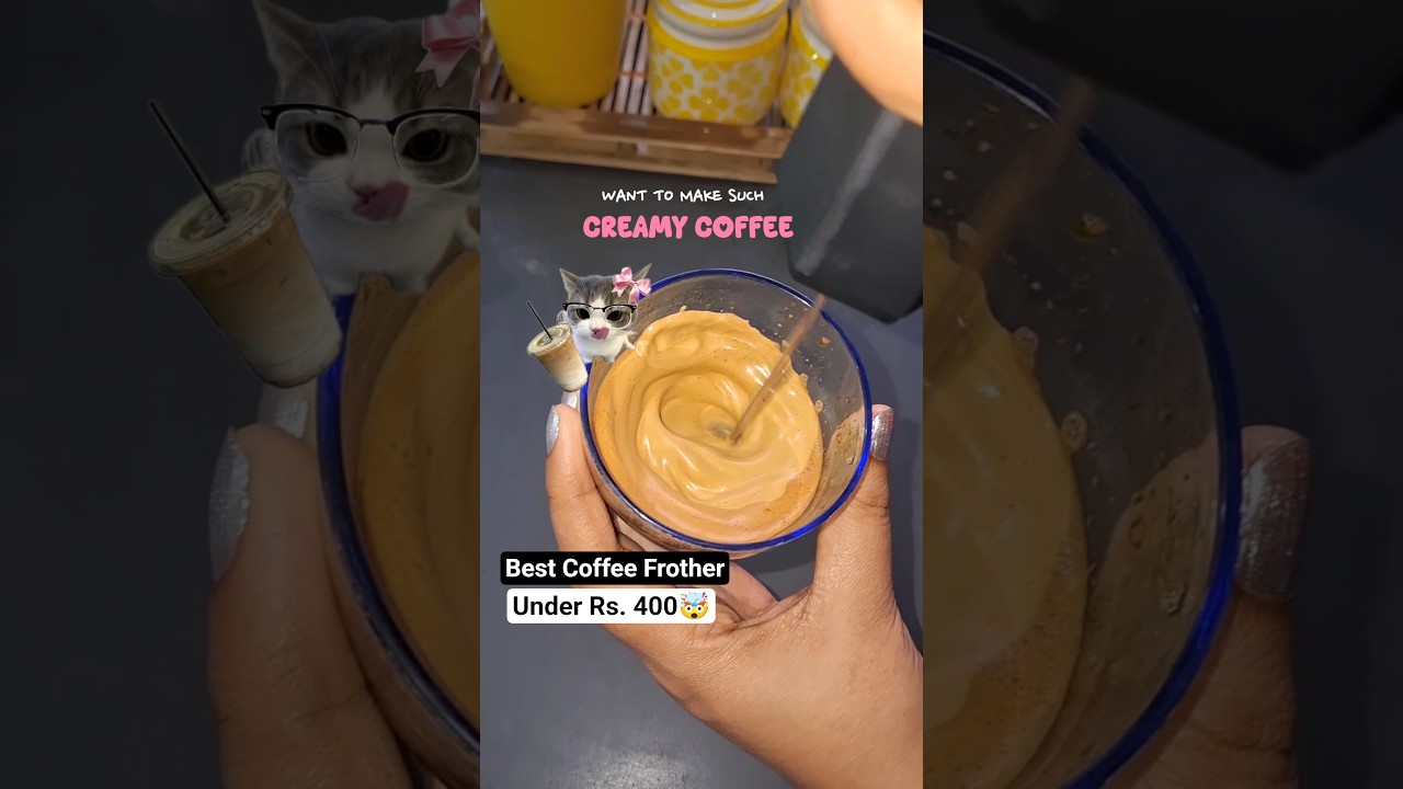 creamiest coffee on the way🤩 #coffeeblender #nutriproducts #nutripro #blender #frother #viralproduct