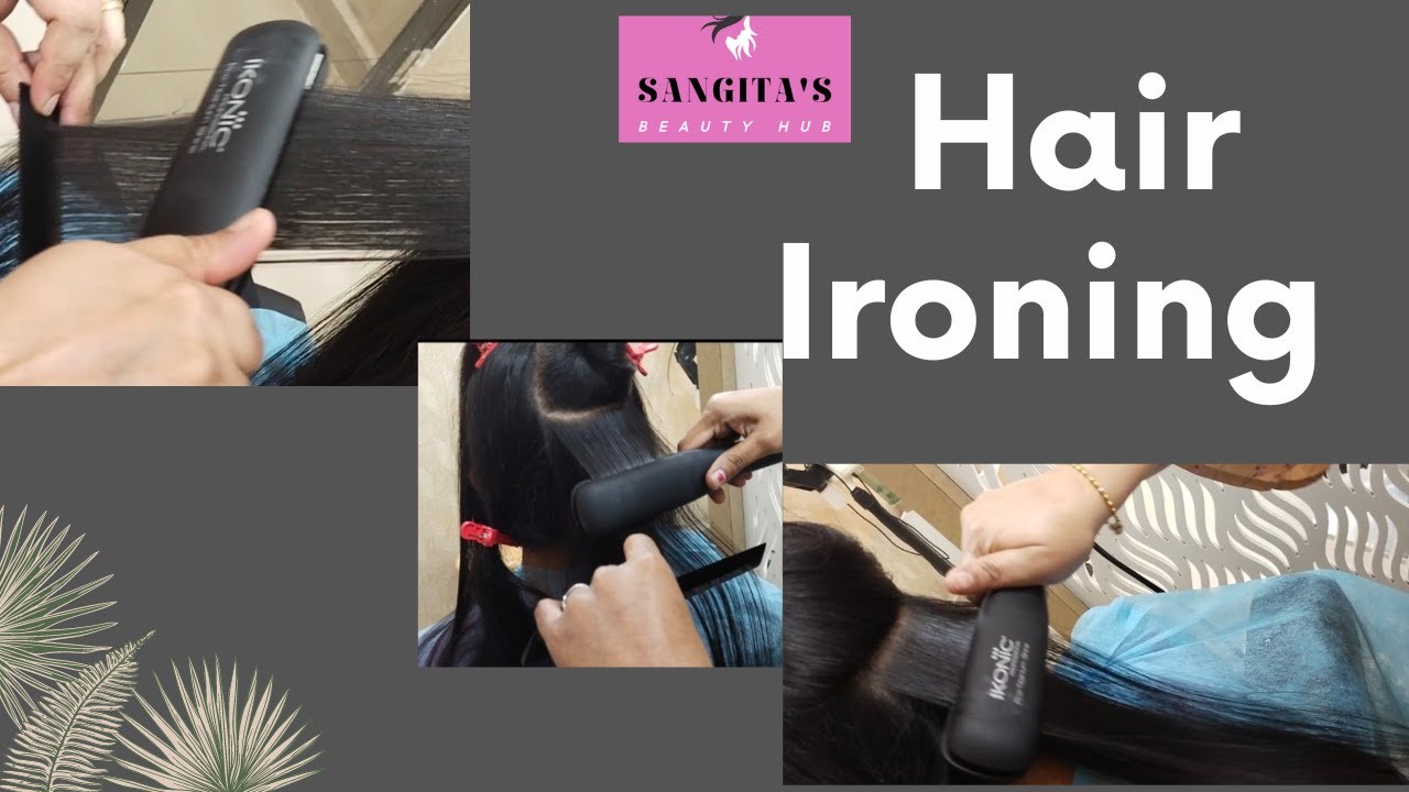 Hair Ironing at Home l Quick & Easy Tutorials YouTube
