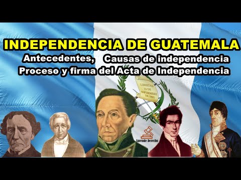 INDEPENDENCIA de GUATEMALA 🇬🇹 - Historia, Antecedentes, Causas, Proceso y Firma