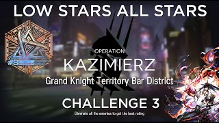 Arknights CC#8 Challenge 3 Guide Low Stars All Stars Arknights CC#8 Challenge 3 Guide Low Stars All Stars