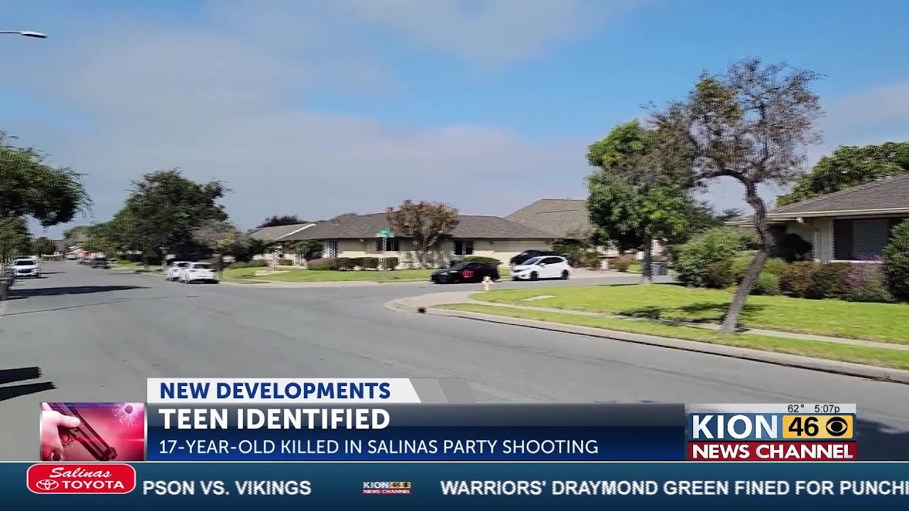 Teenager killed in deadly Salinas house party shooting identified - YouTube