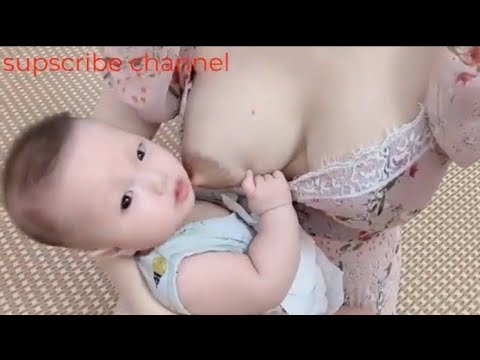 Menyusui Bayi kecil di dalam kamar - part2🥰❤