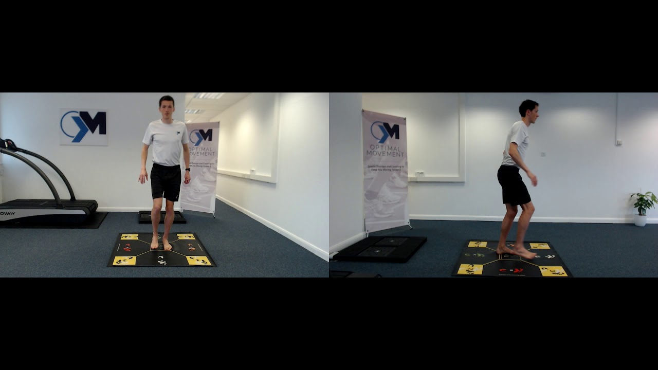 Forward Step & Reach Unilateral - YouTube