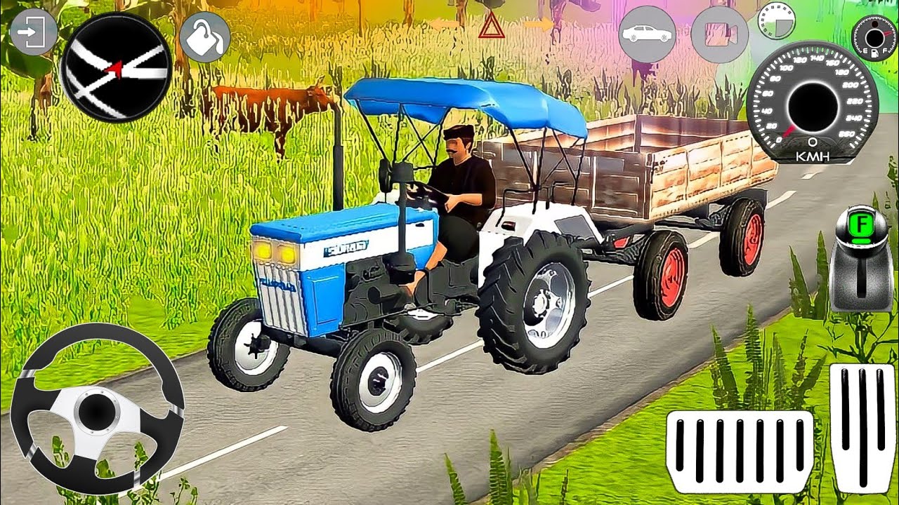 💥Indian Tractor Driving Simulator 3D Tractor Wale Game Tractor Driving Games 2024 Dollar