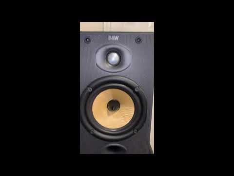 B&W DM601 S2 Bookshelf Speakers- Quick test - YouTube