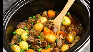 Slow Cooker Beef Stew {Easy Crock Pot}