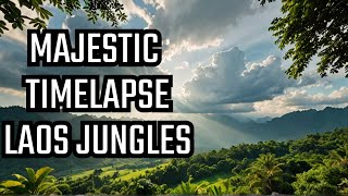 Silent Symphony: ☁️ Time-Lapse of Cloud Shadows over the Laotian Wilderness 🌳