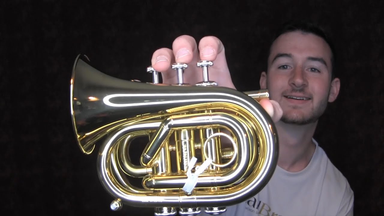 Carol Brass MINI POCKET TRUMPET Unboxing