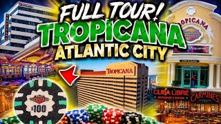 FULL TOUR!! Before You Stay at Tropicana Atlantic City… Watch This!