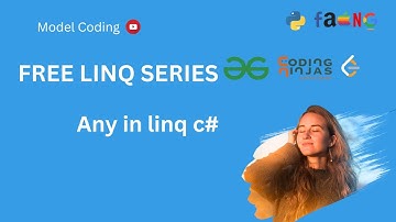 Any operator in linq | Any in linq c#