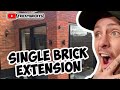 Single story extension in 4 days bricklaying brickwork construction