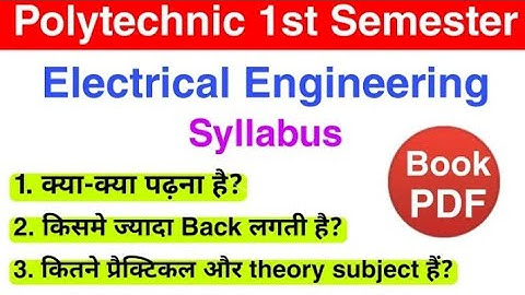UP POLYTECHNIC FIRST SEMESTER ELECTRICAL Engineering SYLLABUS ll Electrical 1st Semester Syllabus ll