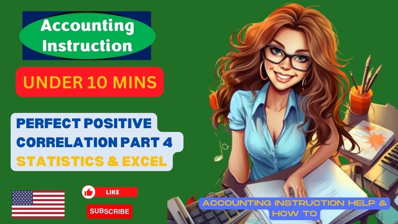 Perfect Positive Correlation Part 4 Statistics & Excel - YouTube