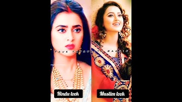 #naagin Pratha And all naagin Hindu look Vs Muslim look 💕#pratha  #tejaswiprakash ##short #naagin6