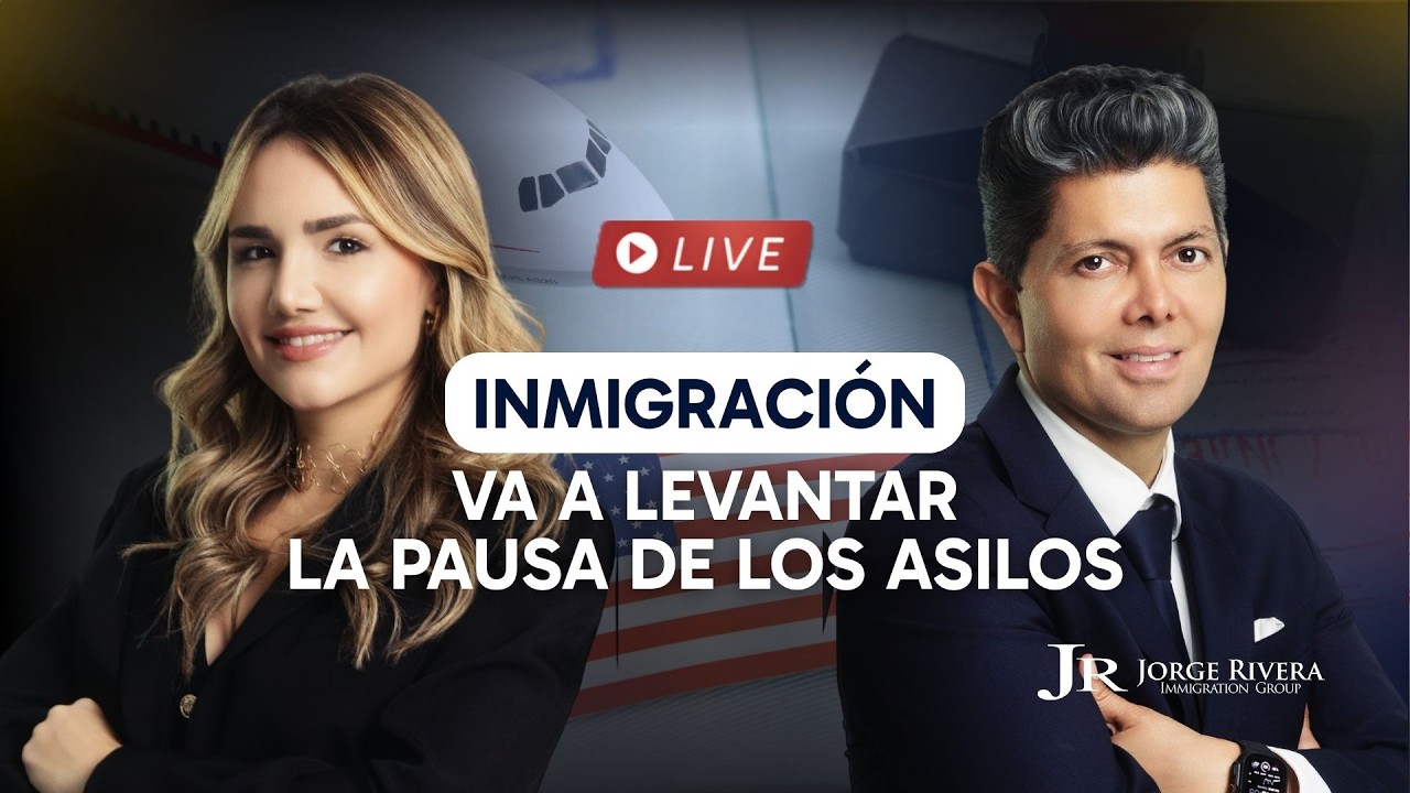Inmigración va a levantar la pausa de los asilos | Abogado Jorge Rivera | LIVE 1PM
