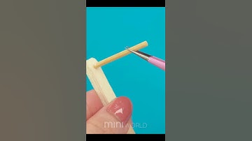 DIY Miniature Picnic Table #Shorts