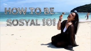 HOW TO BE SOSYAL 101 (Tanya Tots Style) l Boracay Vlog Part 3 l 2019