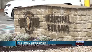 Franklin County and Rocky Mount Make Agreement