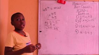 Basic Operations By Daniel. Planet Maths