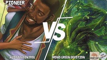 Azorius Control VS Mono Green Devotion [MTG Pioneer]