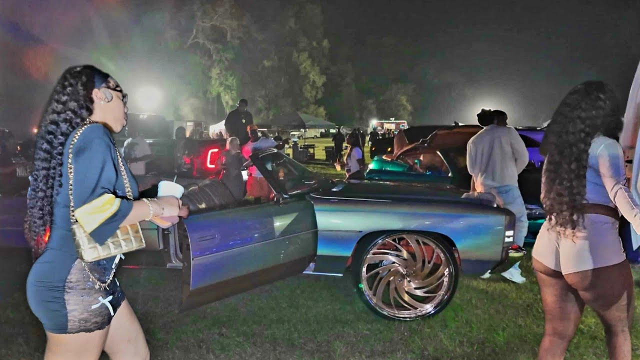 POUNDTOWN VERSUS CHATMOUNT 2025 BLOCK PARTY WILDWOOD, FL BIG RIMS / CUSTOM CARS / VIBIN / AMAZING 