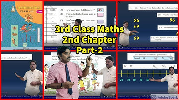 3rd class Maths EM 2nd Chapter Part-1(Telangana Primary school digital lessons)