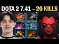 Axe Dota 2 7.41 with 20 Kills and Khanda - Dota Gameplay