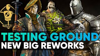 For Honor Testing Grounds are Back! Big Reworks For Warden, Nobushi, Shugoki & Peacekeeper!