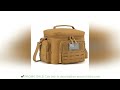 Men's Tactical Lunch Box Heavy Duty Work Lunch Bag Leak Proof Insulated Durable Insulated Lunch Box