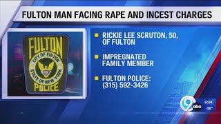 Fulton man facing rape and incest charges