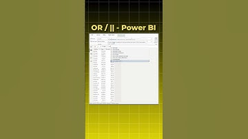 How to use the OR function in power BI and one simple trick